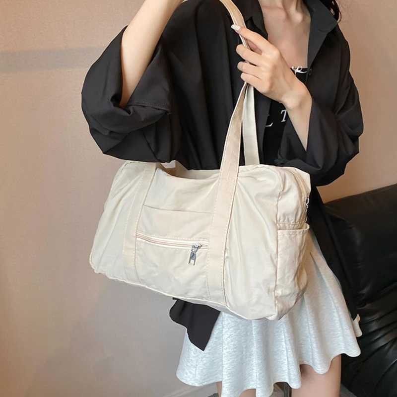 Practical Nylon Shoulder Bags Travel Underarm Bag with Large Storage Easy Zippered Access for Fashion IndividualsW250512