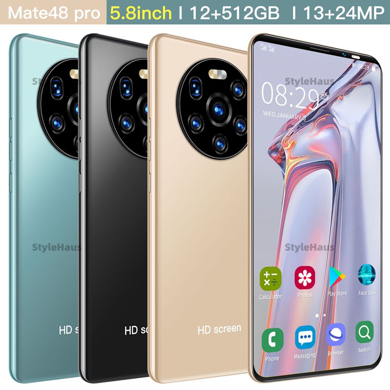 Mate 48 Pro Cross-Border Smart Phone with 5.8-Inch HD Display - Android 1+8