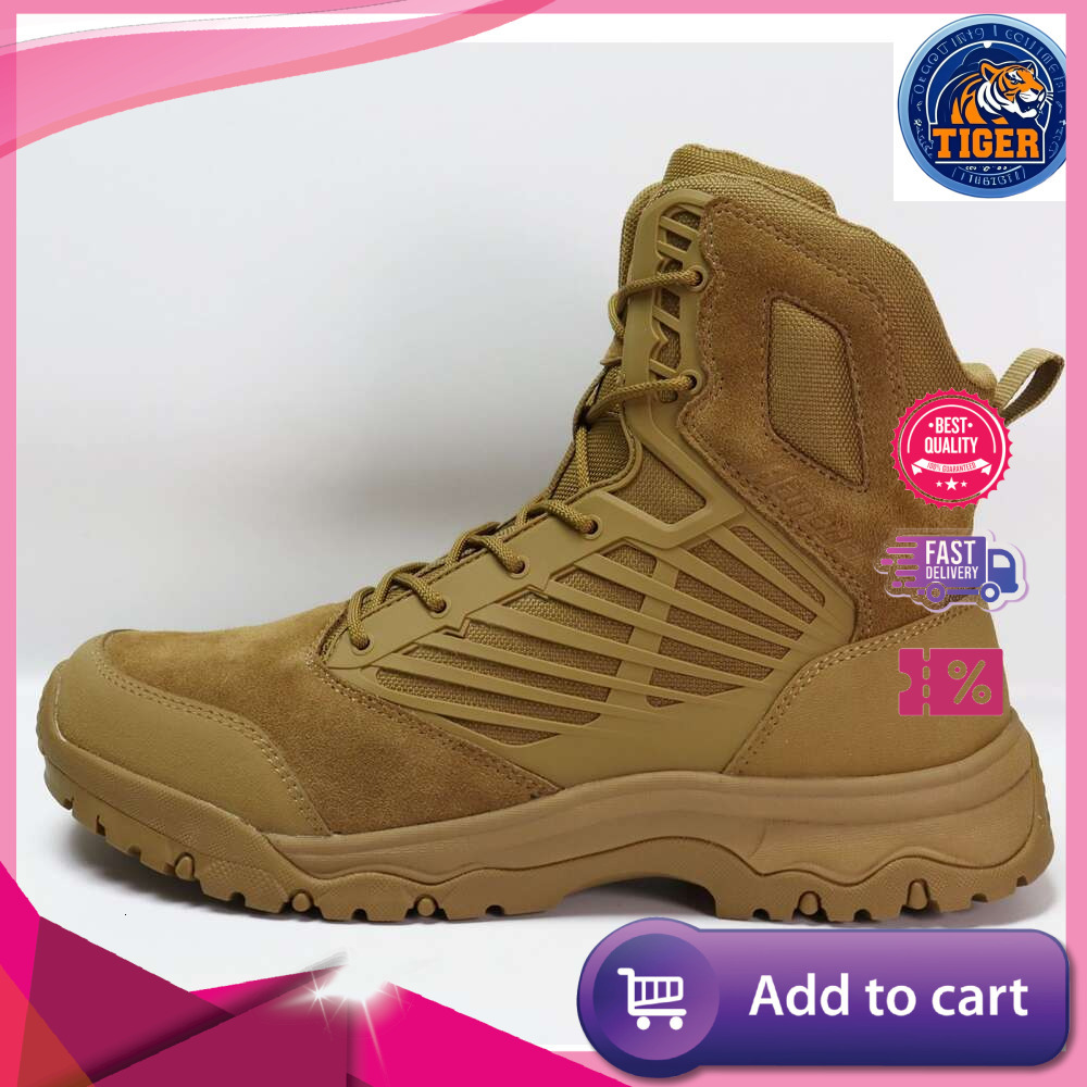 Ddmytiger Combat Wolf Brown Boots Men S Training Outdoor For And Women Outdoor Shoes