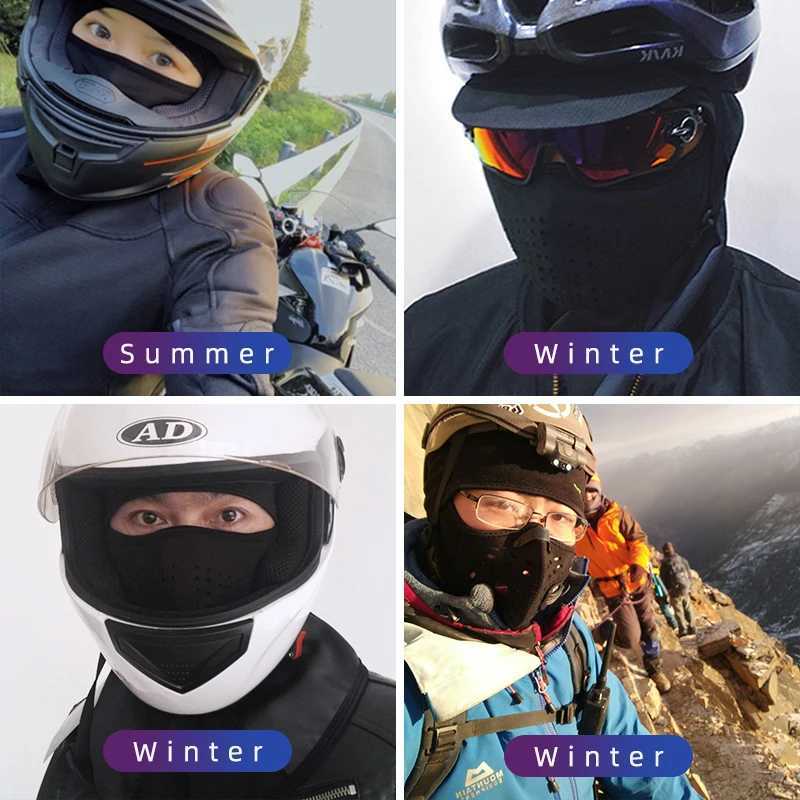 ROCKBROS Winter Cycling Mask Fleece Thermal Keep Warm Windproof Cycling Face Mask Balaclava Ski Mask Fishing Skiing Hat HeadwearW250512