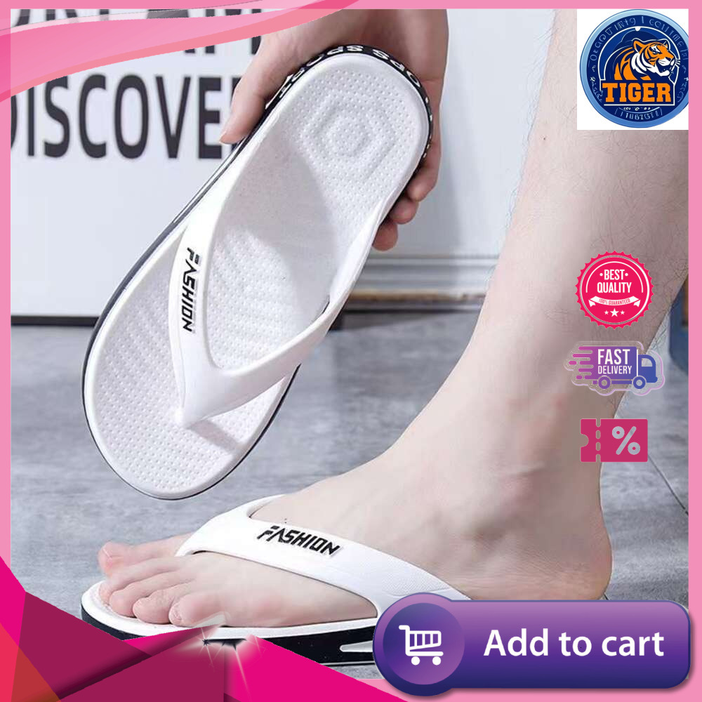 Ddmytiger Summer Trend Slippers Fashionable Casual Outerwear Herringbone For Men Anti Slip And Odor Resistant Large Size Clip On Sandals Outdoor Shoes