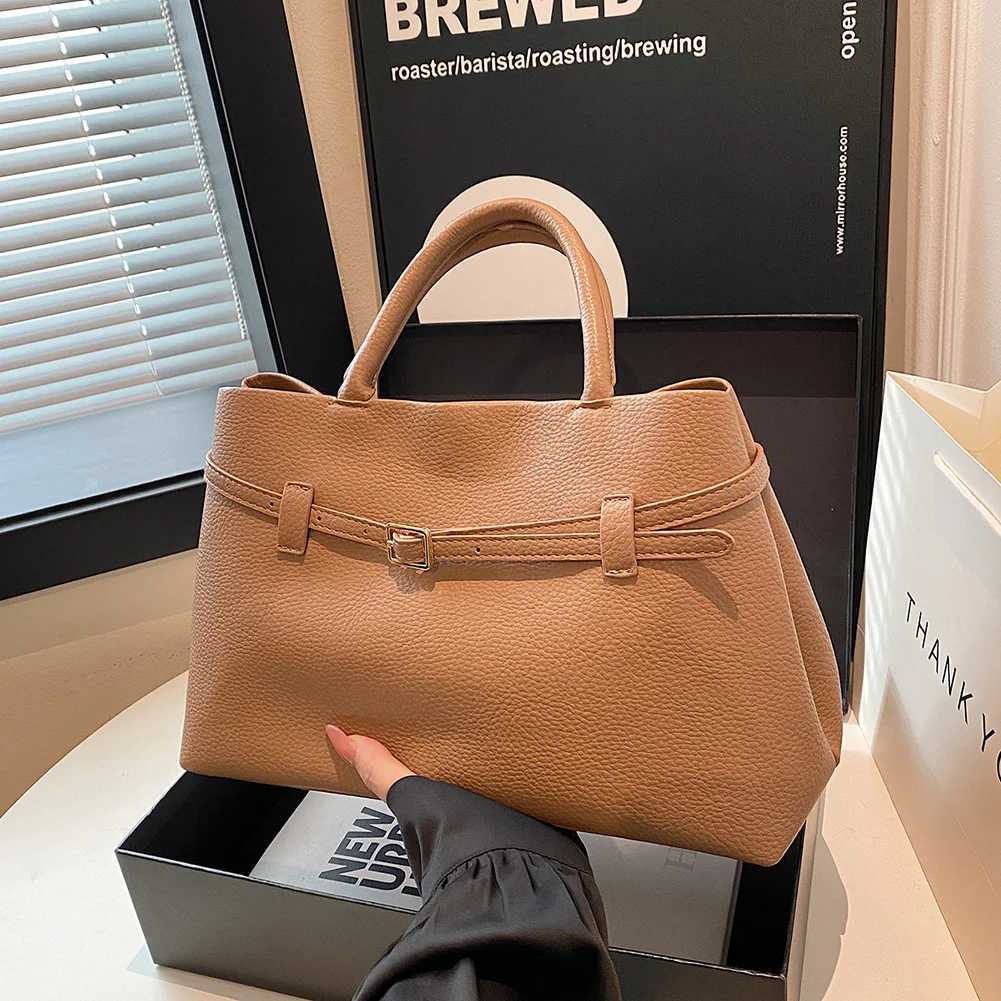 Women Top Handle Bag PU Leather Satchel Purses Large Capacity Lock Handbags Ladies Tote Bag Womens Purse Work BagXJ250512
