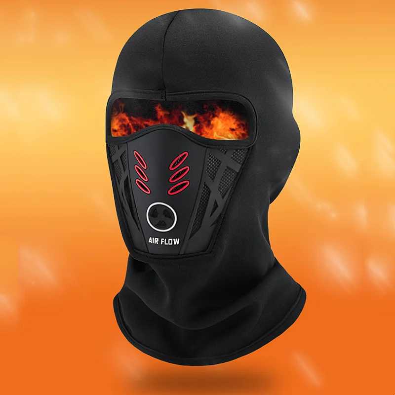 Warm Wool Mask for Men and Women Skiing Dust and Wind Proof Full Face Hat Neck Helmet Baraklava Outdoor Cycling WinterW250512
