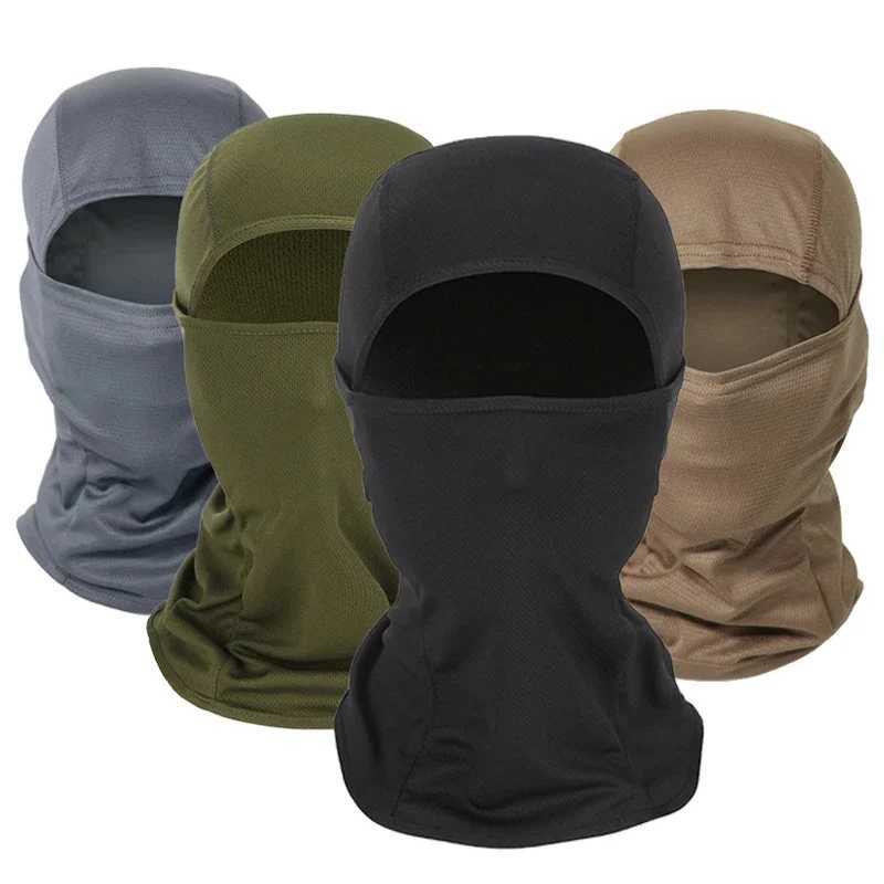 Balaclava Windproof Motorcycle Full Face Mask Skiing Head Masks Tactical Motocross Cycling Hood Cap Men Helmet Moto AccessoriesW250512