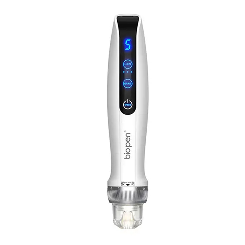 Home Use Wireless Bio Pen Q2 Microneedling EMS Red Blue Light 3in1 Dermapen Skin Care Tools Derma Pen Face Meso MTS Stamp