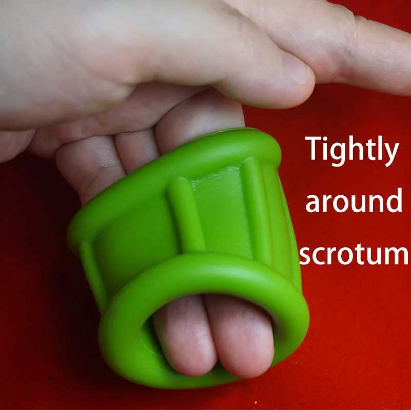 Ejaculation Delay Ball StretcherDick Erection Penis Sex Cock RingSilicone Cockring PenisringTesticle Scrotum Restraints W250512