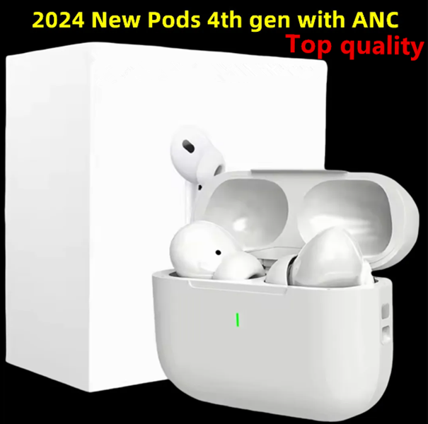 2024 Newest tws earbuds Pods 4th Gen With ANC earbuds Pro 2 anc USB C earphones wireless Bluetooth Headset USB-C charging port For Xiaomi iPhone Headphones pods 3rd 2nd
