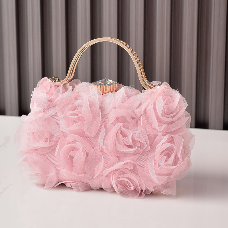Flower Banquet Package Bridal Wedding White Dress Package Partybag 250311