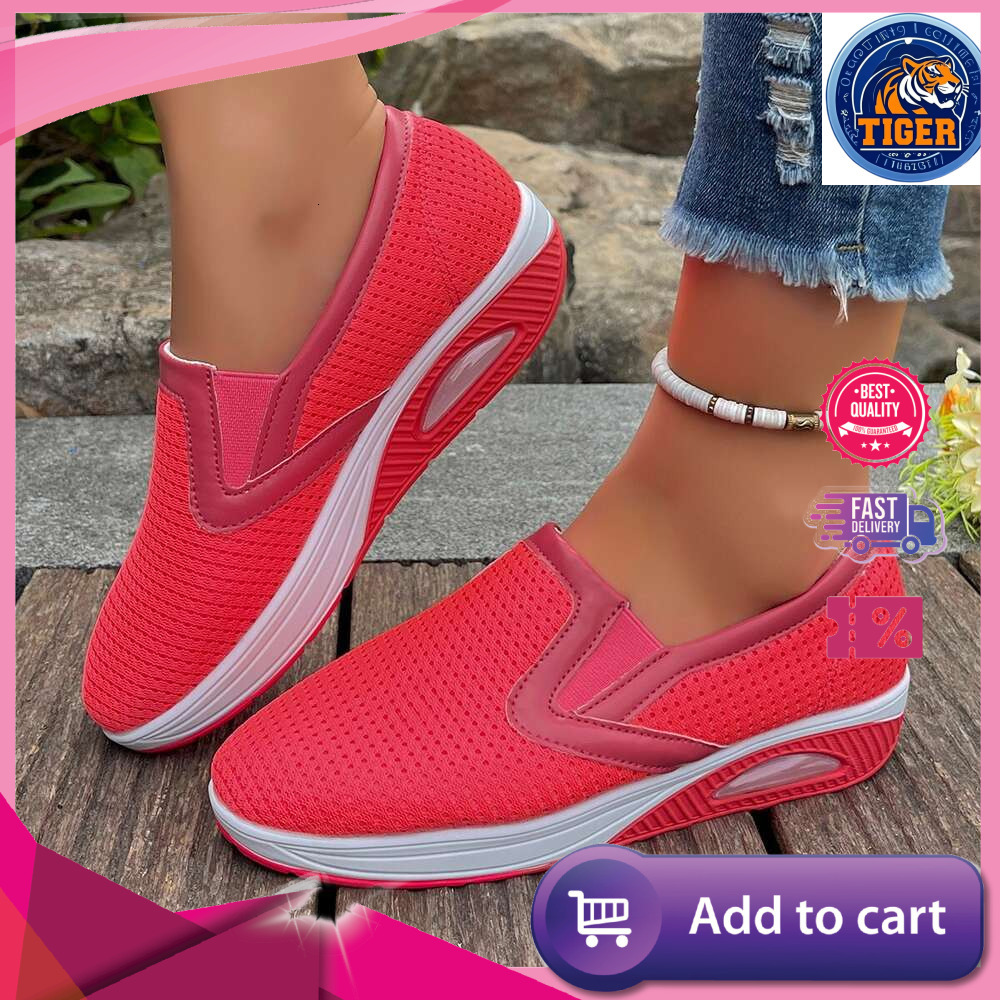 Ddmytiger Large Summer Temu New Women S Fashion Flame Red Sports Casual Single Shoes Outdoor Shoes
