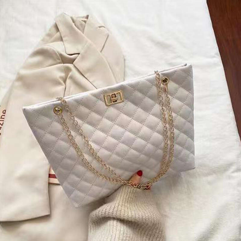 Single Shoulder 2024 Korean Women's Urban Minimalist Version Large Capacity Shopping Tote Bag
