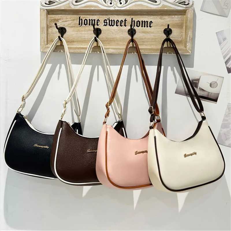 Chic Ladies Handbags Single Shoulder Crossbody Bags for Women Stylish Adjust Shoulder Strap Top PU Leather Underarm Bag Purses Z250512-1