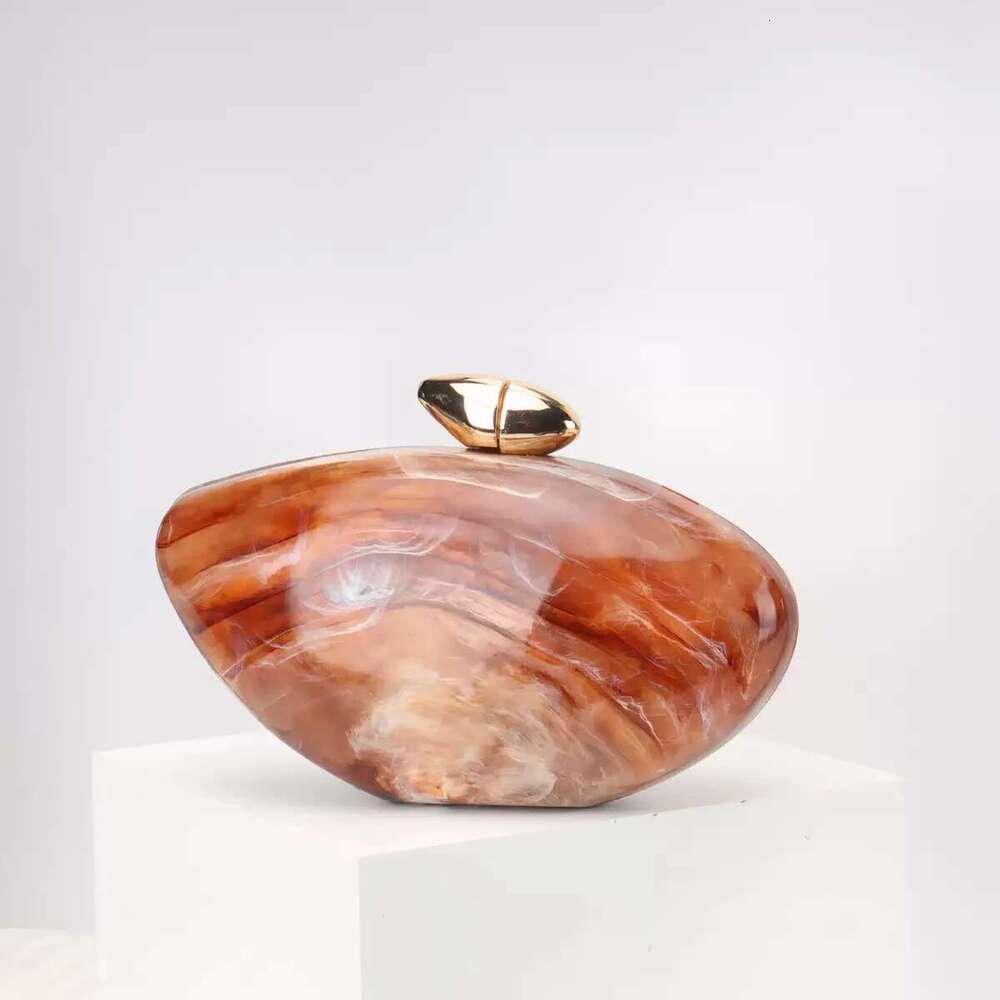 New Stone-Textured Imitation Irregular Women Handbag Fashion Evening Bag Wedding Party Clutch Purse Shoulder Crossbody