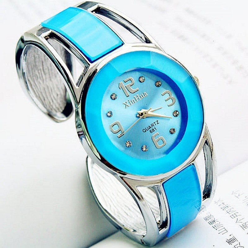 Korean fashion womens Bracelet Watch girls Glass Bracelet Watch creative Watch 230809