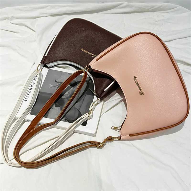 Chic Ladies Handbags Single Shoulder Crossbody Bags for Women Stylish Adjust Shoulder Strap Top PU Leather Underarm Bag Purses Z250512-1