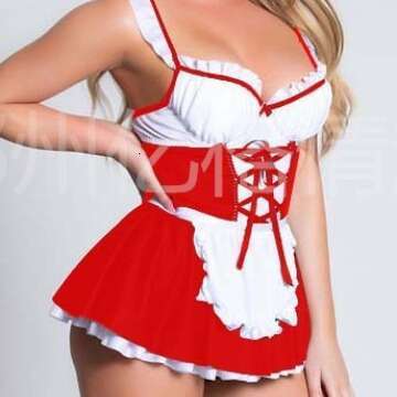 Patent Leather Sexy Lingerie Sexy Passionate Cute Hot Plus Size No Take Off Lingerie Sexy Uniform Outfit Maid Outfit KQ
