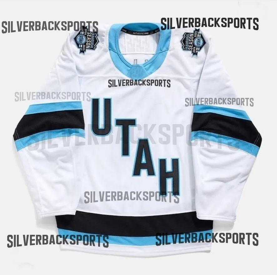 Personalized Custom Hockey Jersey Clayton Keller 2024 25 Inaugural Season Patch Utahs Hockey Club McBain Logan Cooley Guenther Cole Mikhail Sergachev 