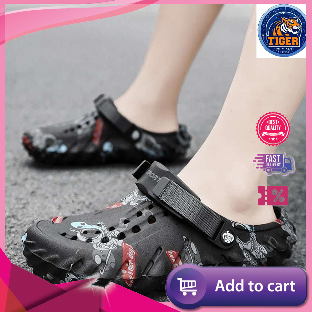 Ddmytiger Outdoor Men Bech Aqua Slippers Comfort Beach Sandals Non Slip Garden Chef Summer Water Shoes Flip Flops Outdoor Shoes