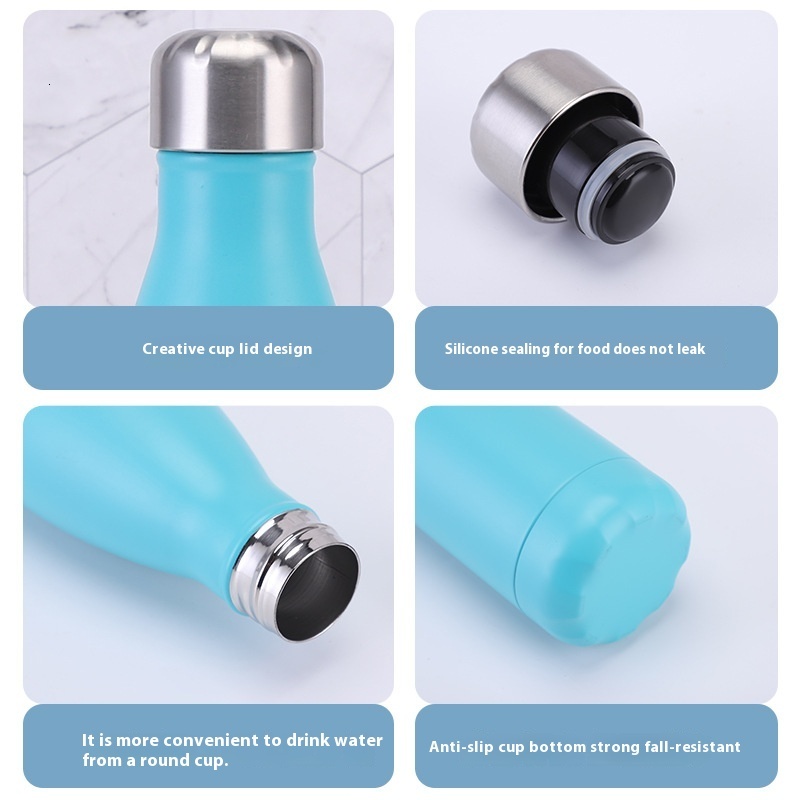 Outdoor cup 500 750 1000ml insulated cola bottle 304 stainless steel vacuum sports hot-sale products W260226