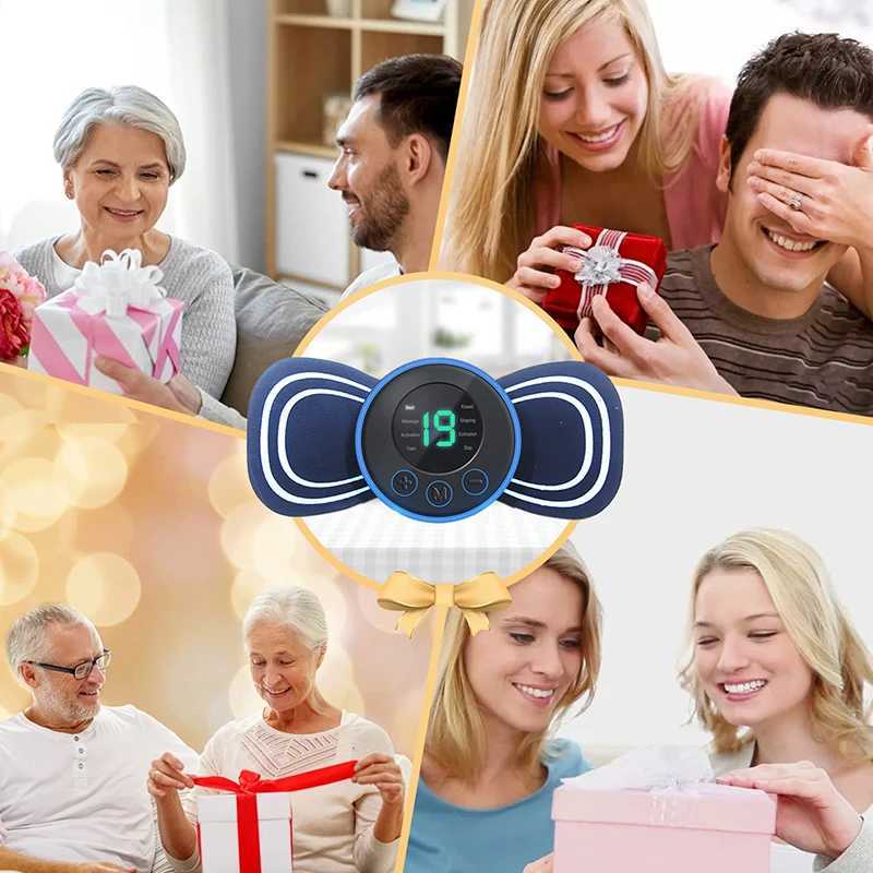 Cervical Massage Stick Mini Portable Electric Neck Massage Instrument Body Massage Muscle Relaxing BlackW250512