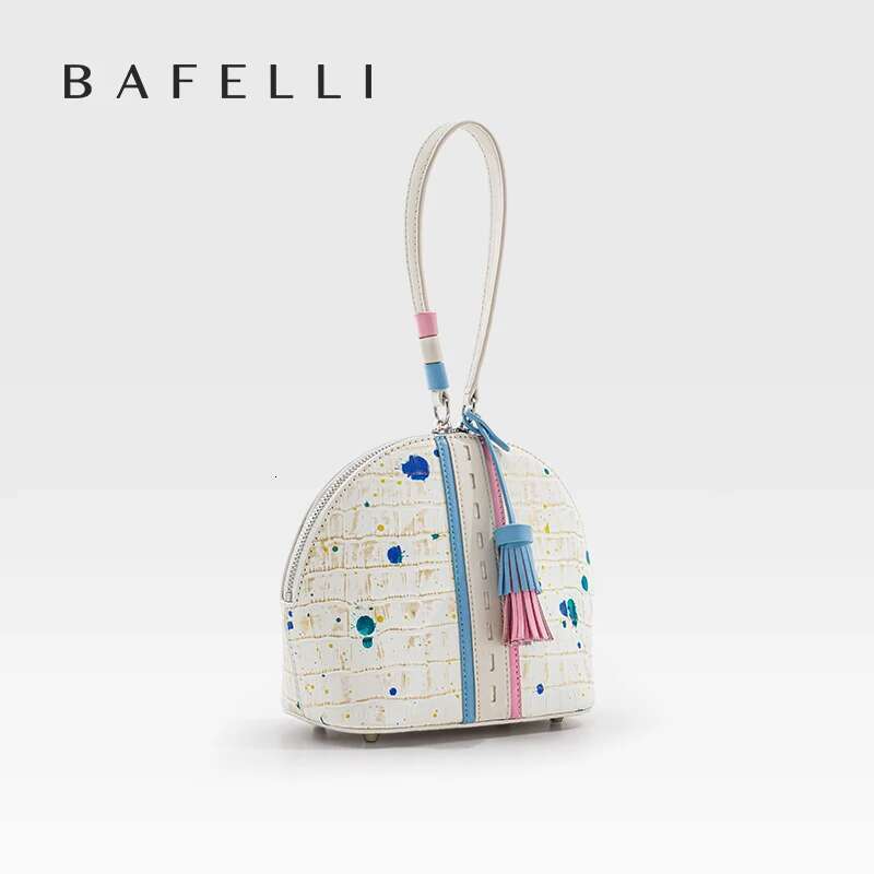 BAFELLI Women's NEW BAG ORIGINAL STYLE DESIGNER BRAND HANDBAG TRENDING EVENING 2025 FASHION PURSE LEATHER CASUAL COLOR
