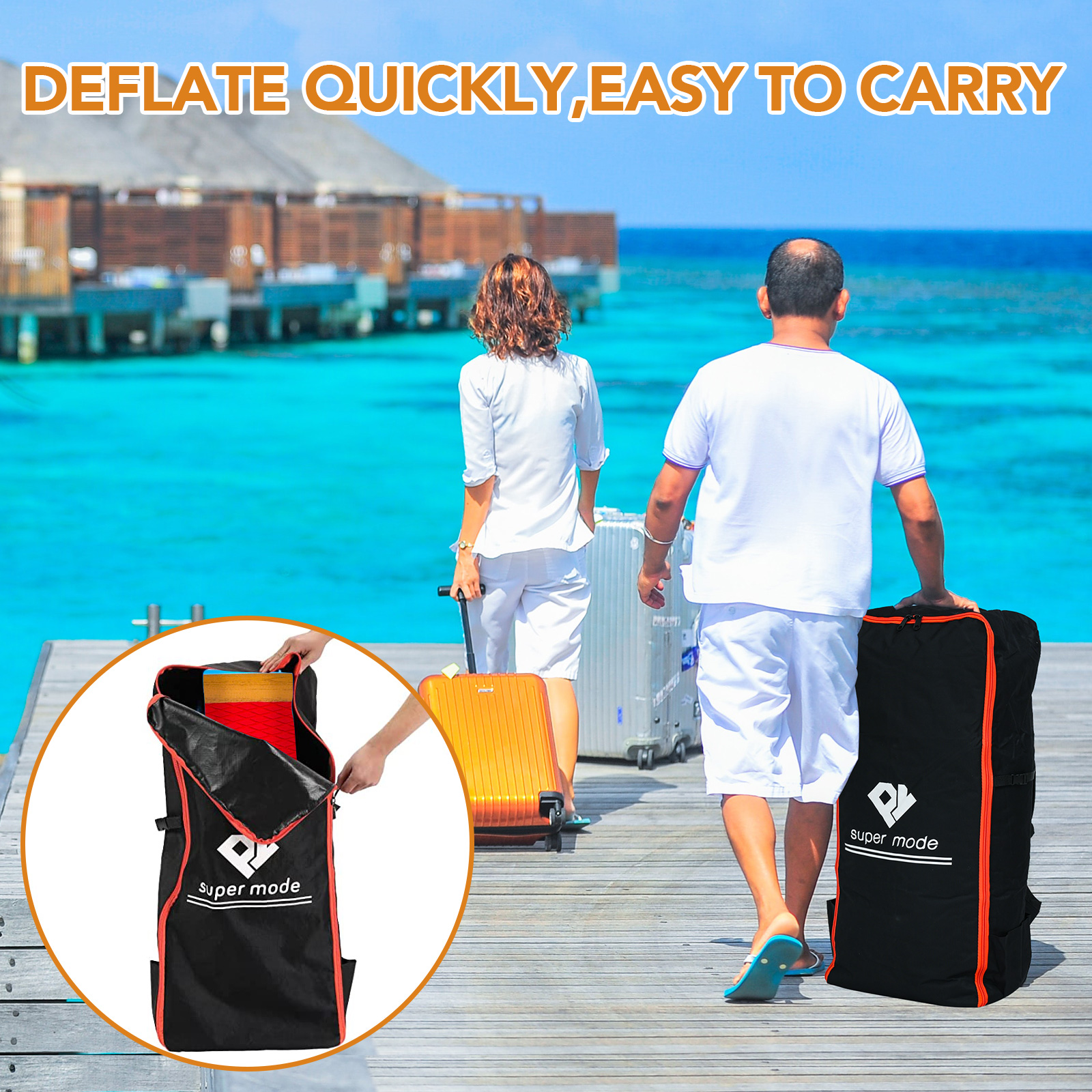 Spatium High-Quality Inflatable SUP Board for Adults - Includes All Essential Accessory Pack