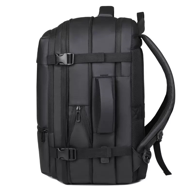 High end men's backpack with large capacity and expandable backpack for business travel, men's commuting bag, fashionable computer bag