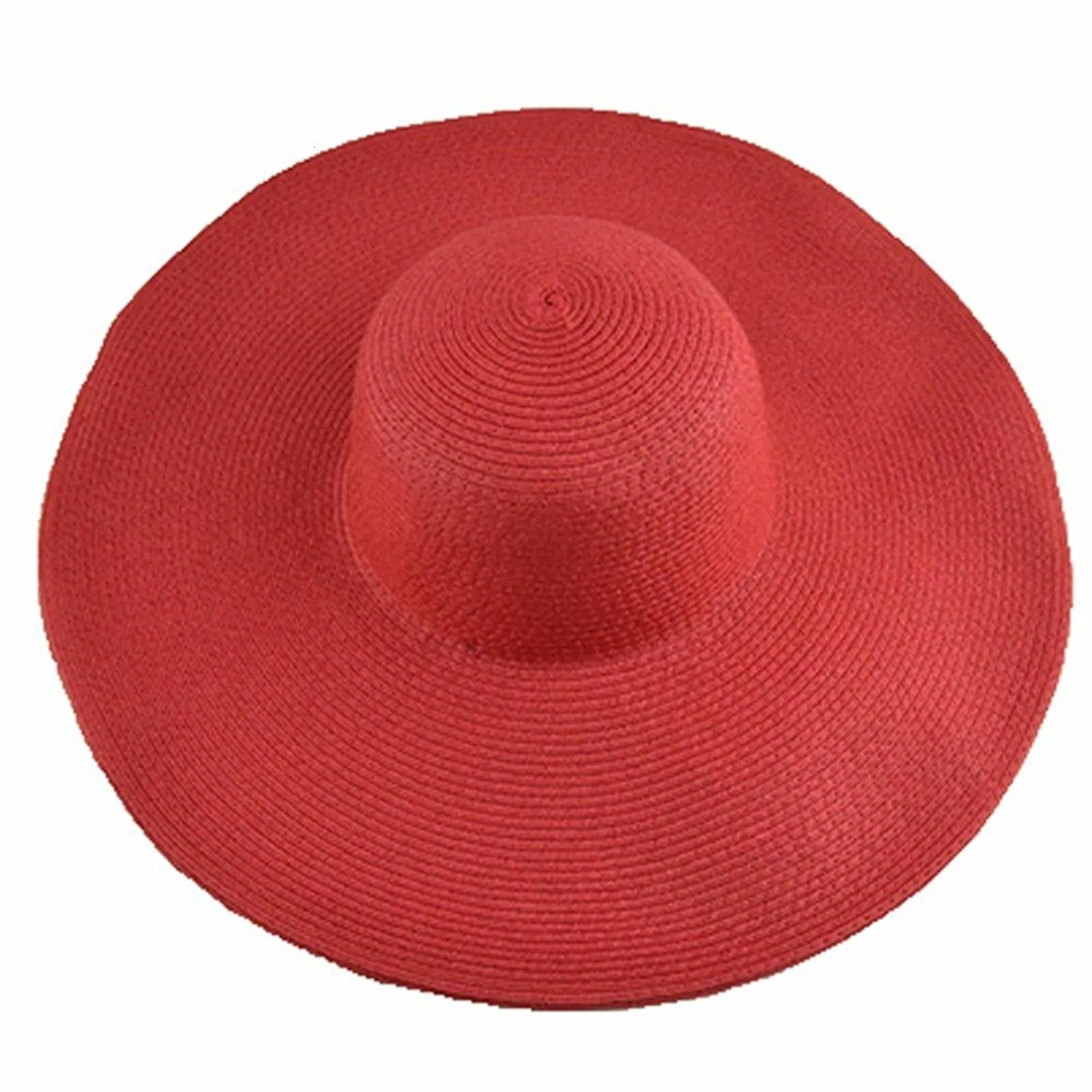 Womens Sun Visor Hat Wide Rimmed Summer Foldable Roll Up Beach Solid Colour Casual Outdoor Protection Large 250512