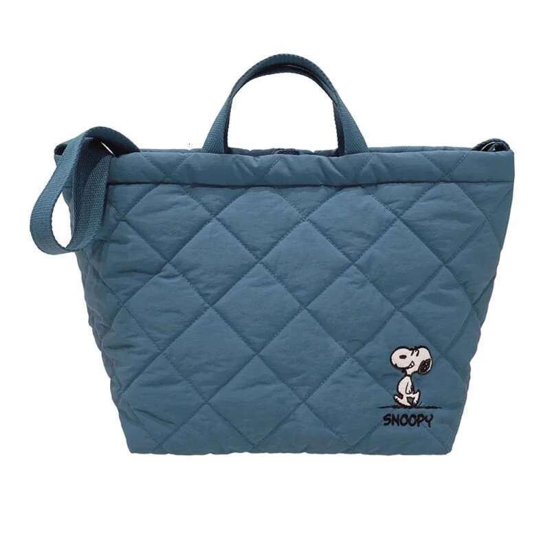 New Checkered Crossbody Cartoon Cute Large Capacity Single Shoulder Handbag Commuter Tote Bag