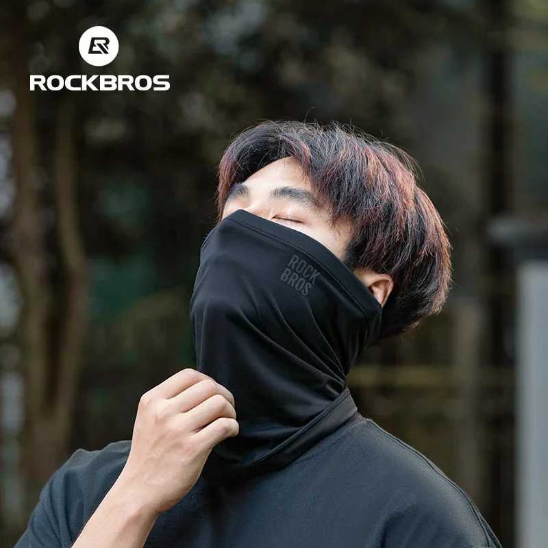 ROCKBROS Winter Mask Balaclava Hiking Warm Cycling Scarf Fleece Neck Scarf Camping Bicycle Face Mask Breathable Windproof ScarfW250512