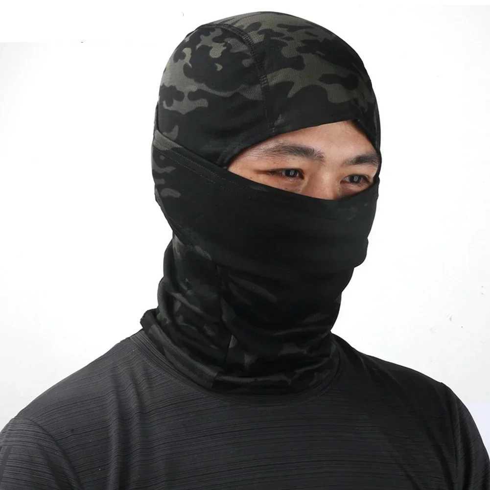 Camouflage Balaclava Full Face Scarf Ski Cycling Full Face Mask Cover Neck Head Warmer Sports Cap Helmet Liner Mask face cover M250512