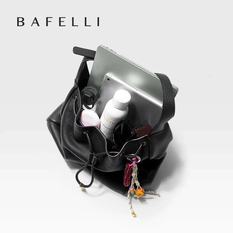 BAFELLI Women's NEW BAGS FASHION LEATHER HANDBAGS STYLISH 2025 HIGH QUALITY DESIGNER BRAND CAPACITY LADIES SHOULDER PURSE