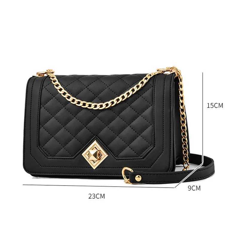 Womens Leather Crossbody Bag - Designer Chain Shoulder Bag Messenger Clutch Purse (Handcrafted) Z250512