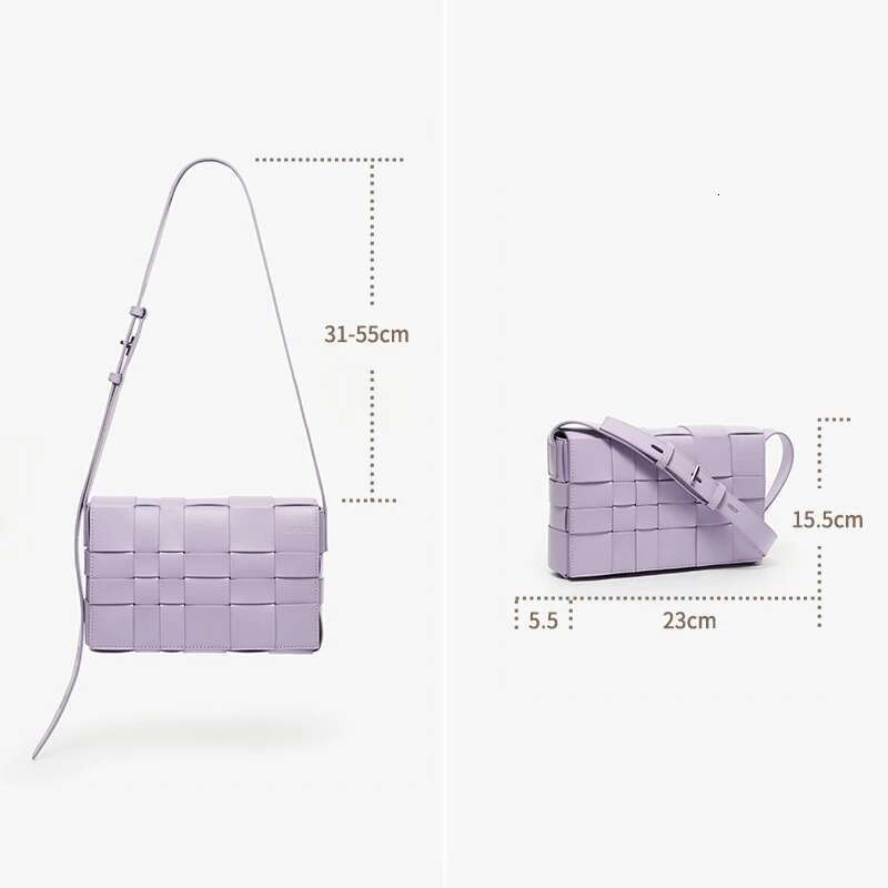BAFELLI HANDBAG 2025 NEW WOVEN FASHION GENUINE LEATHER BOX BAG SHOULDER CROSSBODY PURSE Women's FEMALE BRAND CLASSICAL