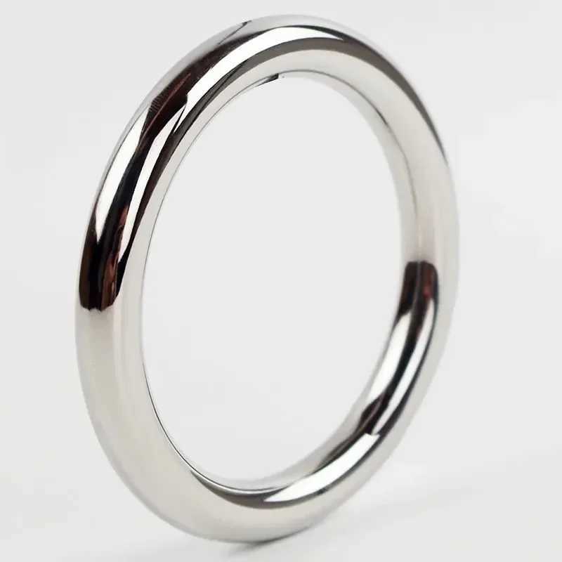 WAKEWAY Stainless Steel Penis Ring Sex Toys Mens Round Penis Ring Sex Ring W250512