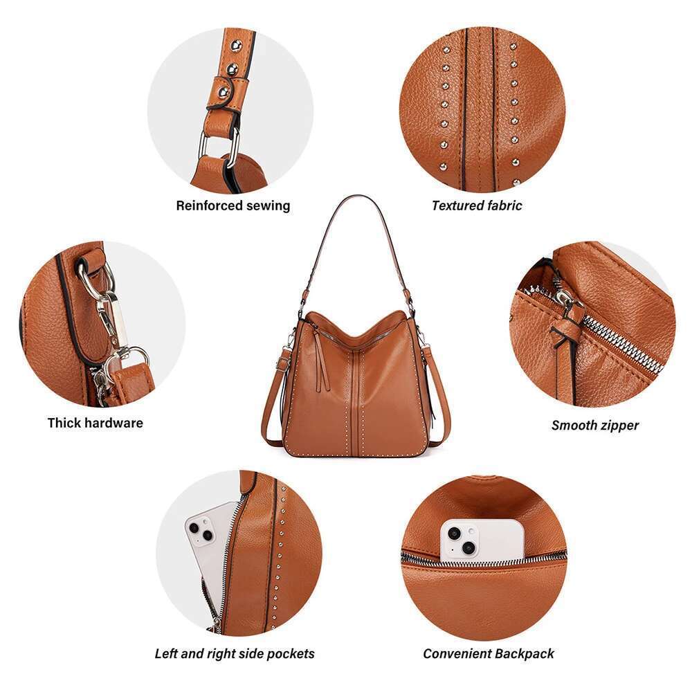 New Summer European And American Fashion Retro One Shoulder Oblique Straddle Tote Bags Women's Bag