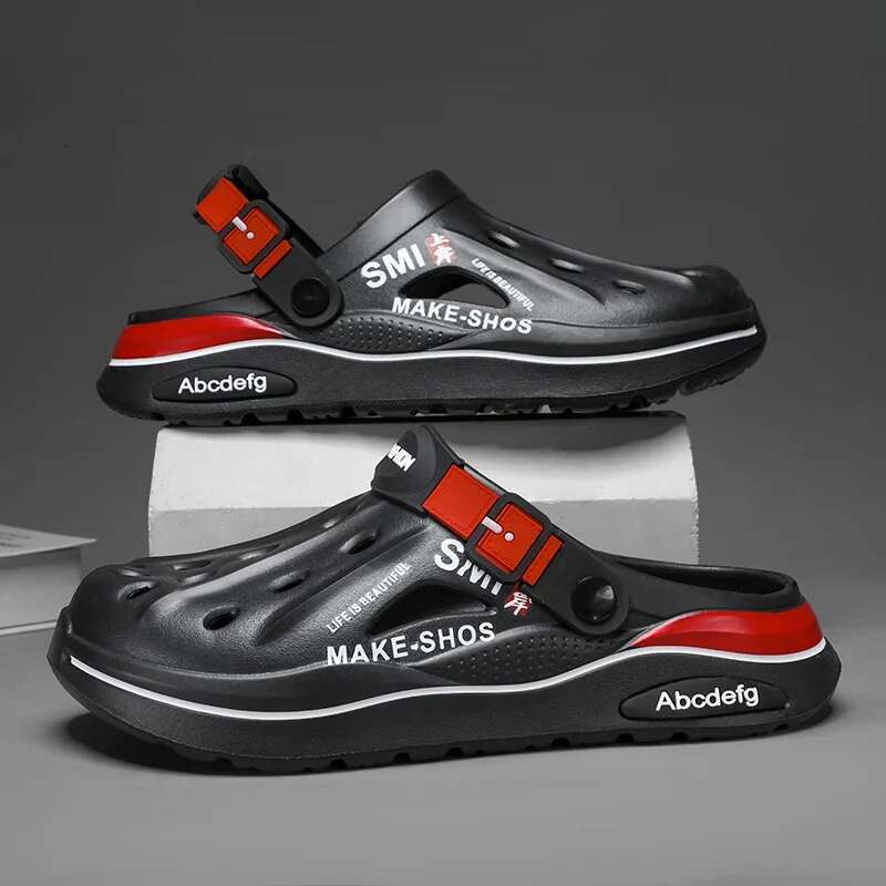 Men Beach Slippers Thick Sole Anti-Slip Sandals Water Shoes for Women Classic Mules Sneakers Sandal Outdoor