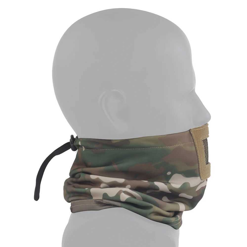OPHIDIANTAC Breathable Knight Headgear Balaclava Mesh Protection Paintball Full Face Mask for CS Hunting GameW250512