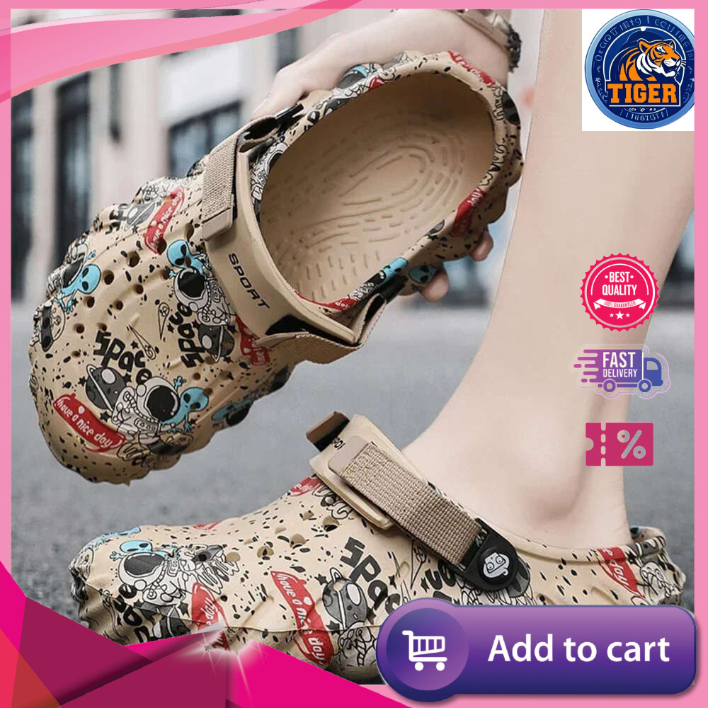 Ddmytiger Outdoor Men Bech Aqua Slippers Comfort Beach Sandals Non Slip Garden Chef Summer Water Shoes Flip Flops Outdoor Shoes