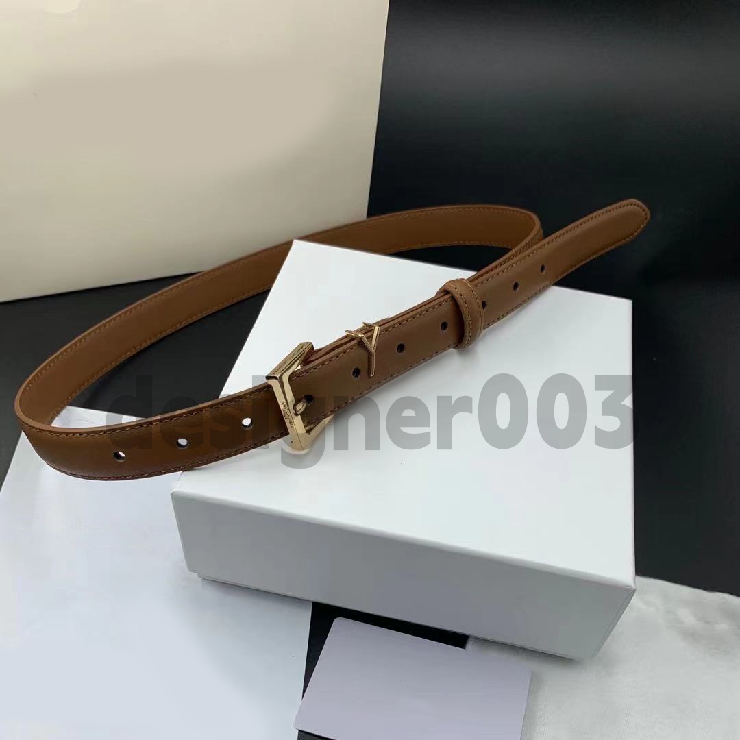 Belts for women designer Fashion Smooth Buckle Belt Retro Design Thin Waist Belts for Men Womens Width ceinture luxe Cowhide Highly Quality Box SSS