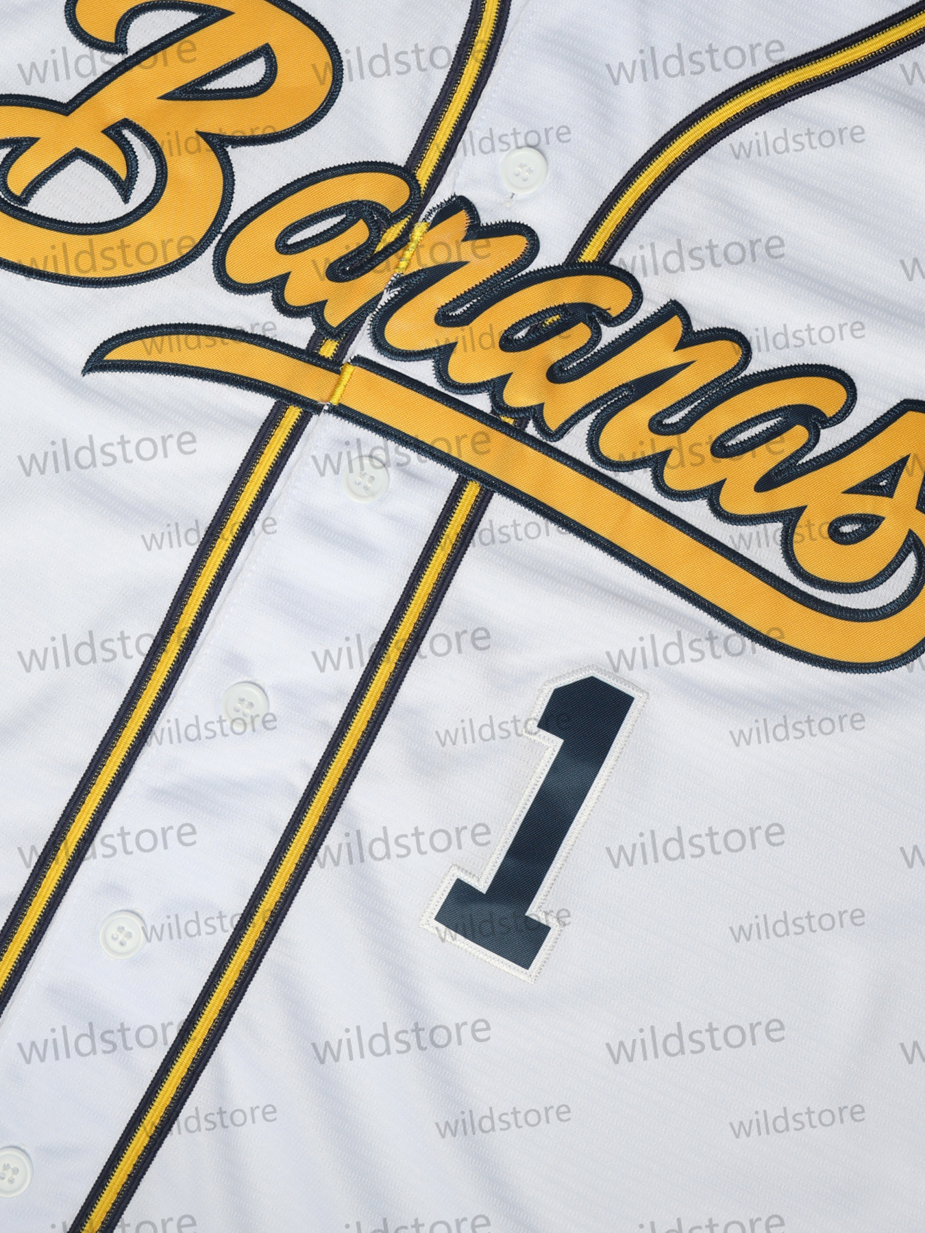 1 Savannah Yellow Bananas Baseball Jersey Sewing Embroidery High Quality Sports Outdoor Jerseys
