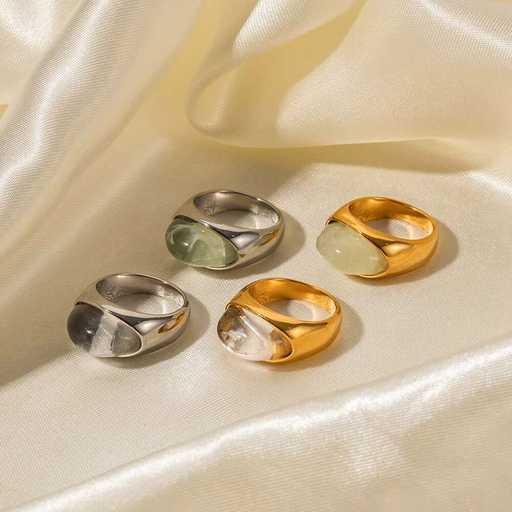 Stainless Steel Ring 18k Gold Plated Ring Jewelry Women Rings Jewelry Women