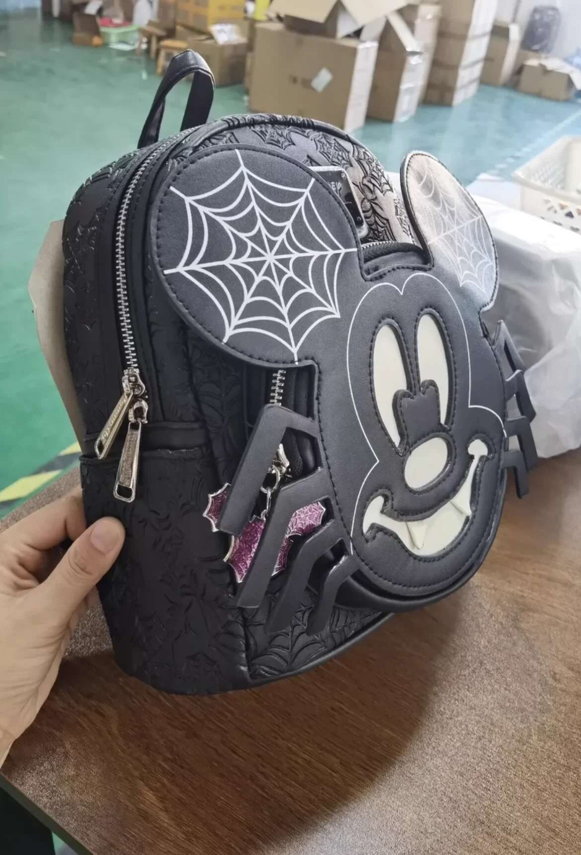 Loungefly Halloween Mouse Glow Satchel Cartoon Cute Children'S Backpack Shoulder Mini Bag Gift