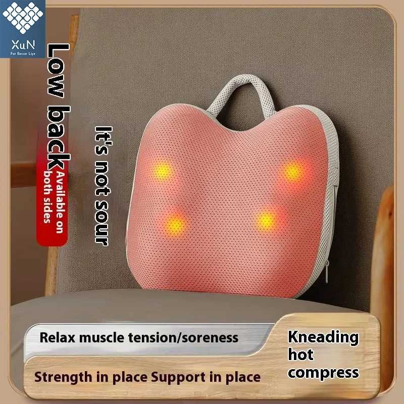 Hot Cervical Vertebra Massager Neck And Shoulder Waist And Back Legs Massage Pillow Car And Home Use Multi Functional ElectricW250512