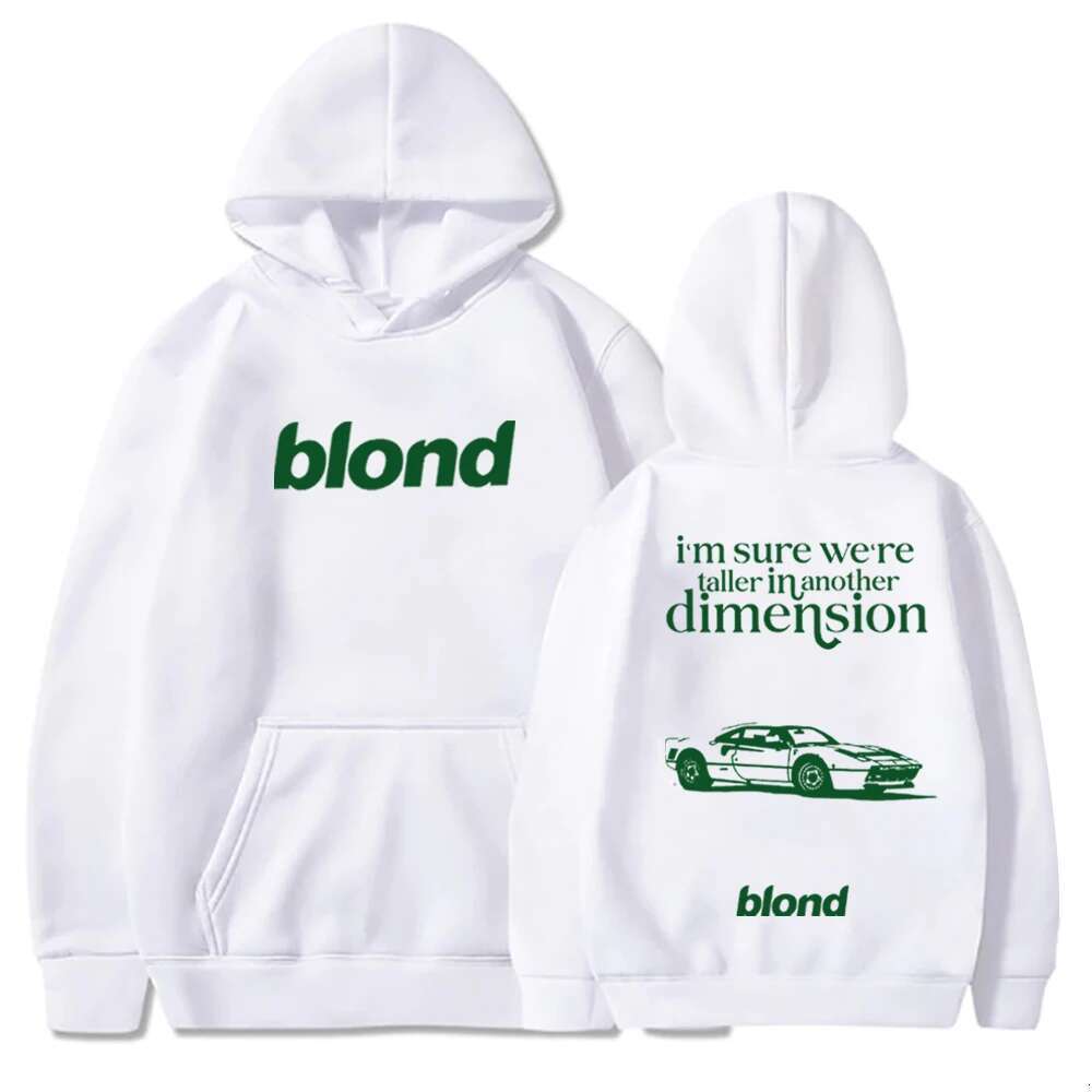 Blond Album Hoodie Frank Ocean White Music Women Men Haruku Long Sleeve Sweatshirts Designer