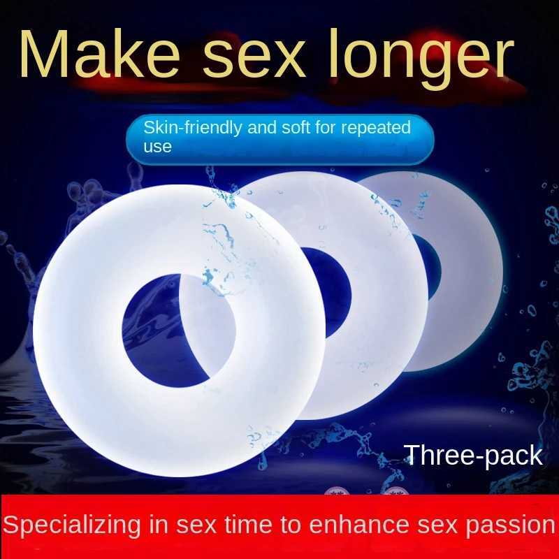 3pcs/set Cock Ring Penis Foreskin Fix Rings Delay Ejaculation Sex Toys for Men Cockring Sex Products Adult Games Ball Stretcher W250512