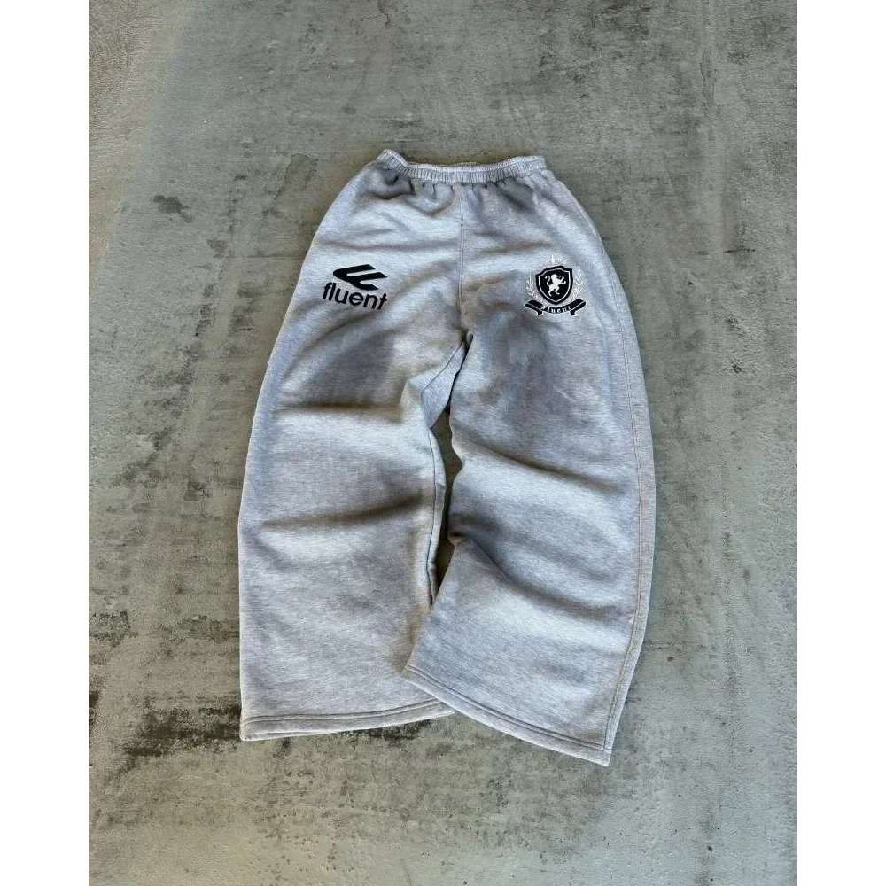 Fashion Brand Embroidered Letters Casual Color Men's And Women's Oversized Sportswear Sweater Pants Designer