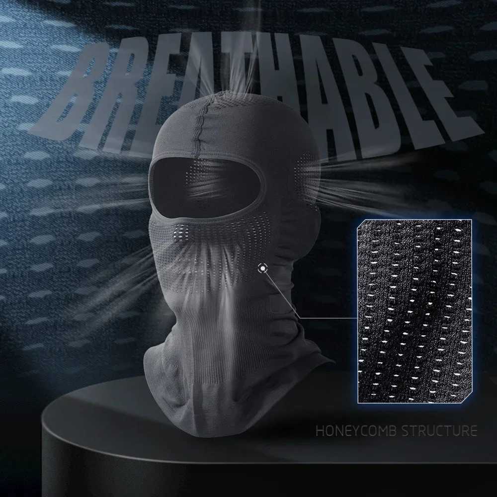Balaclava Hat Full Face Mask Breathable Sun Protection Elastic Face Cover for Sports Hiking Camping Ski Outdoor Head Scarf MenW250512