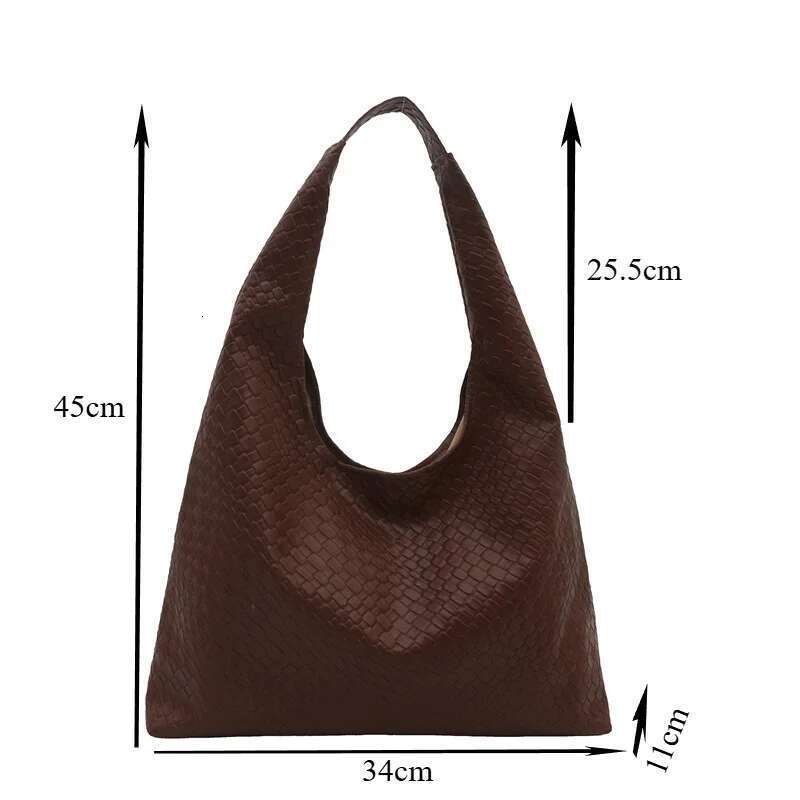 Capacity Casual Armpit Large Tote Bag, Daily Work Clothing and Shopping Bag