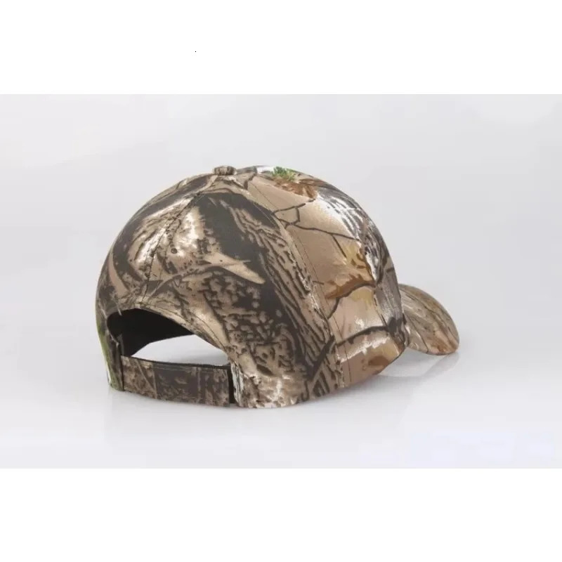 Men Outdoor Cap Hunting Tree Camouflage Camo cap Adult Leaves Baseball Cap Hiking hat casual dad hat Adjustable 250512
