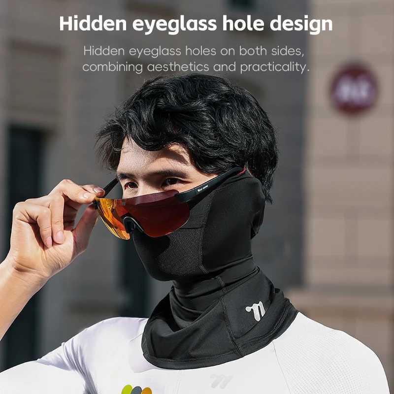 WEST BIKING Summer Face Scarf Neck Sun Protection Silk Cycling Headwear Motorcycle Scooter MTB Road Cycling Mask BandanaW250512